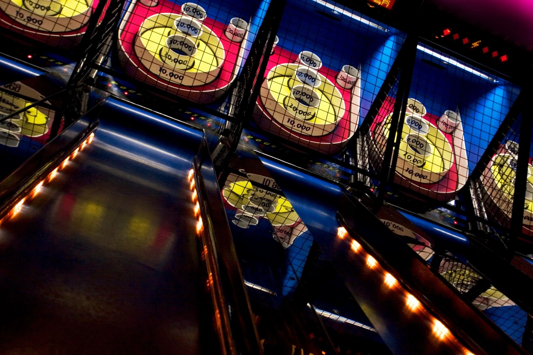 Arcade and amusement games placed and operated by General Vending at an entertainment venue